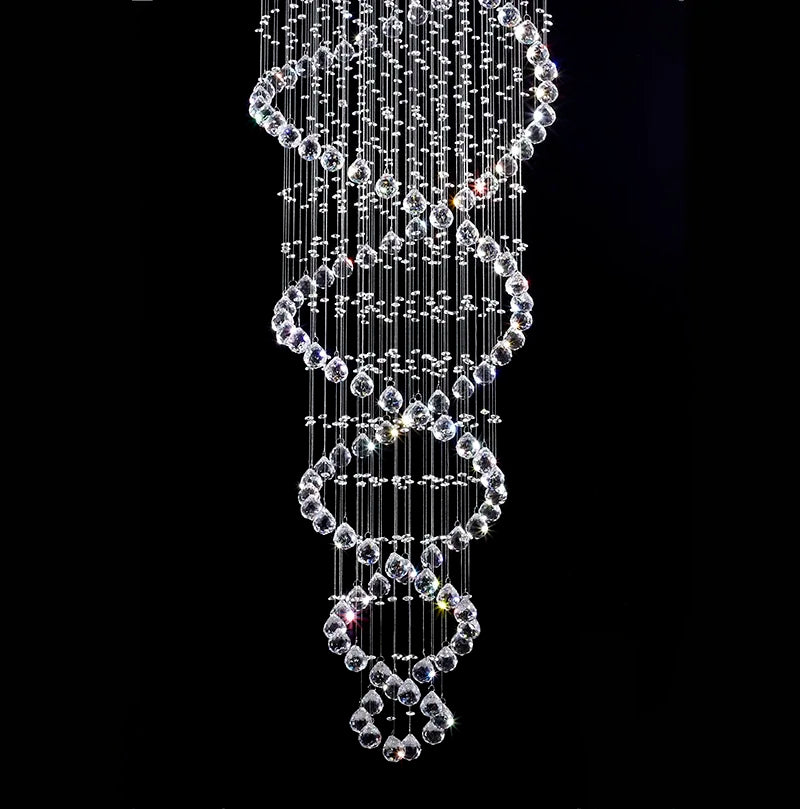 "Modern LED Chandelier – Luxury Pendant Light for Staircases, Hotels, Villas & Bedrooms - Stardrop Supply Co