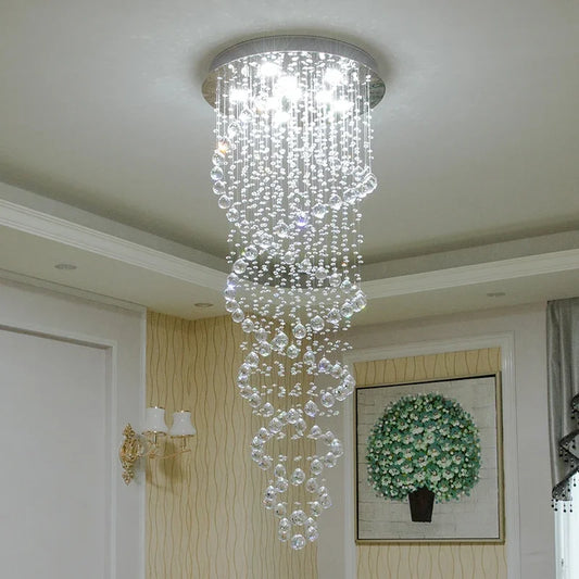 "Modern LED Chandelier – Luxury Pendant Light for Staircases, Hotels, Villas & Bedrooms - Stardrop Supply Co