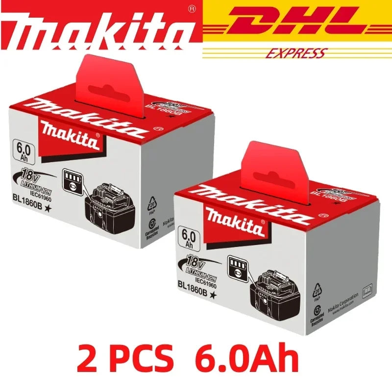 100% NEW Original Makita 18V 6.0Ah battery, for Makita BL1830 BL1830B BL1840 BL1840B BL1850 BL1850B model power tools battery - Stardrop Supply Co