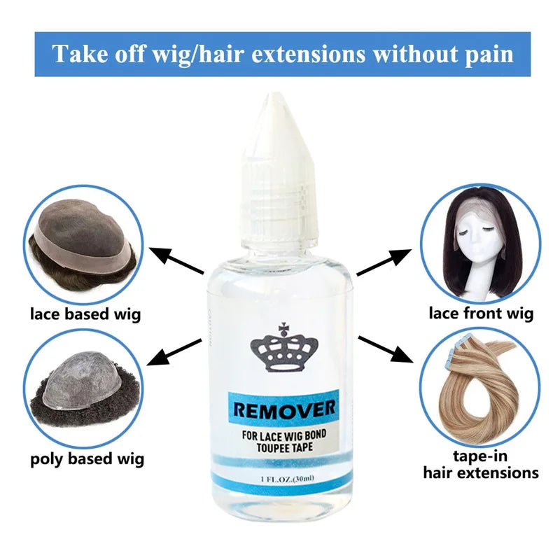 0.5OZ Bmb Super Lace Glue Adhesive Waterproof Super Hold Lace Front Wig Glue Wig Accessories Makeup Tools for Toupee - Stardrop Supply Co