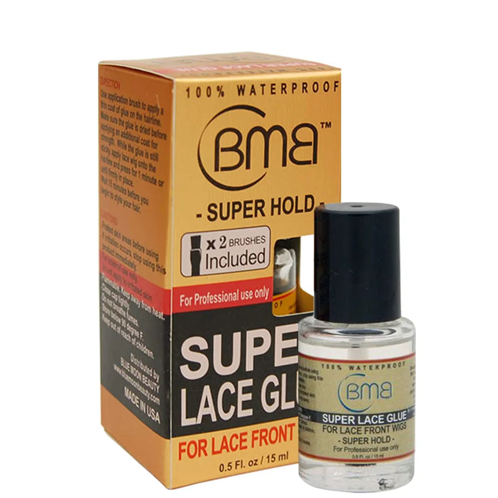 0.5OZ Bmb Super Lace Glue Adhesive Waterproof Super Hold Lace Front Wig Glue Wig Accessories Makeup Tools for Toupee - Stardrop Supply Co